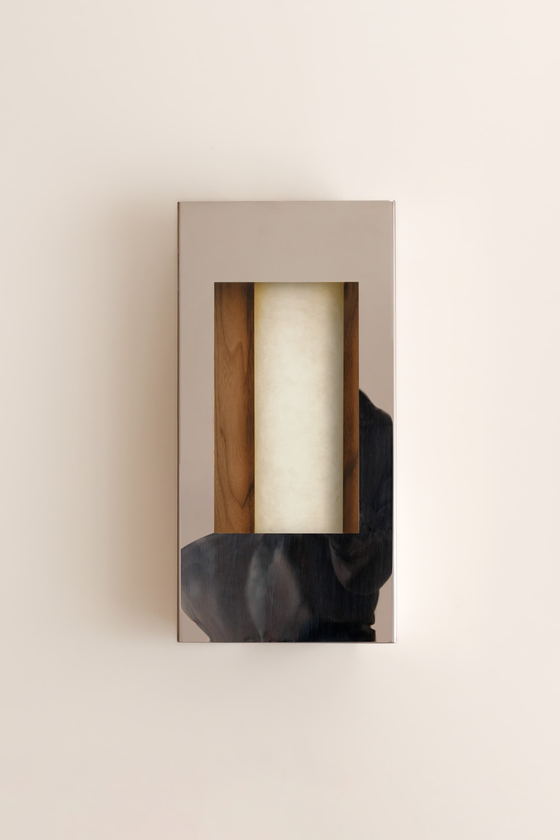 Archi wall light, walnut, Violaine d'Harcourt - 394089