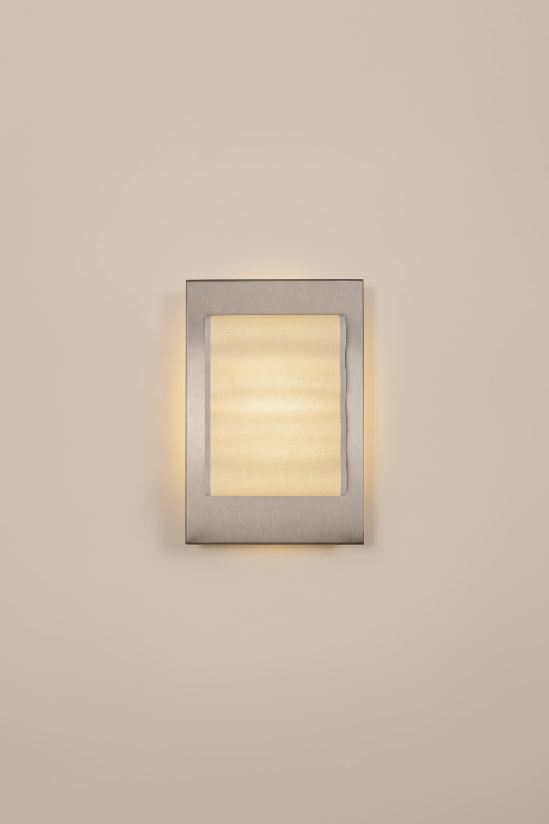 Wall sconce Frame S steel, Violaine d'Harcourt - 394114