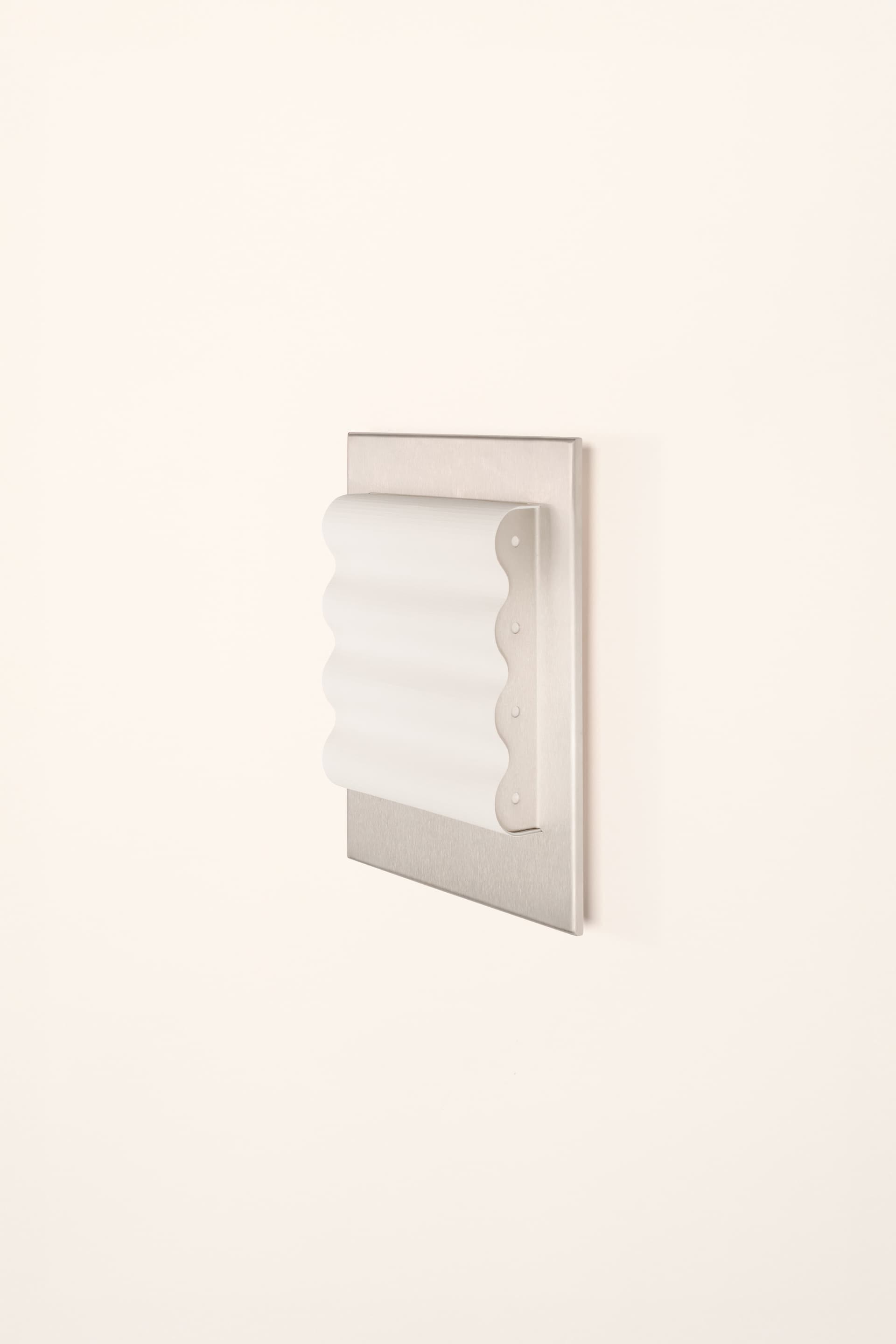 Wall sconce Frame S steel, Violaine d'Harcourt - 394112