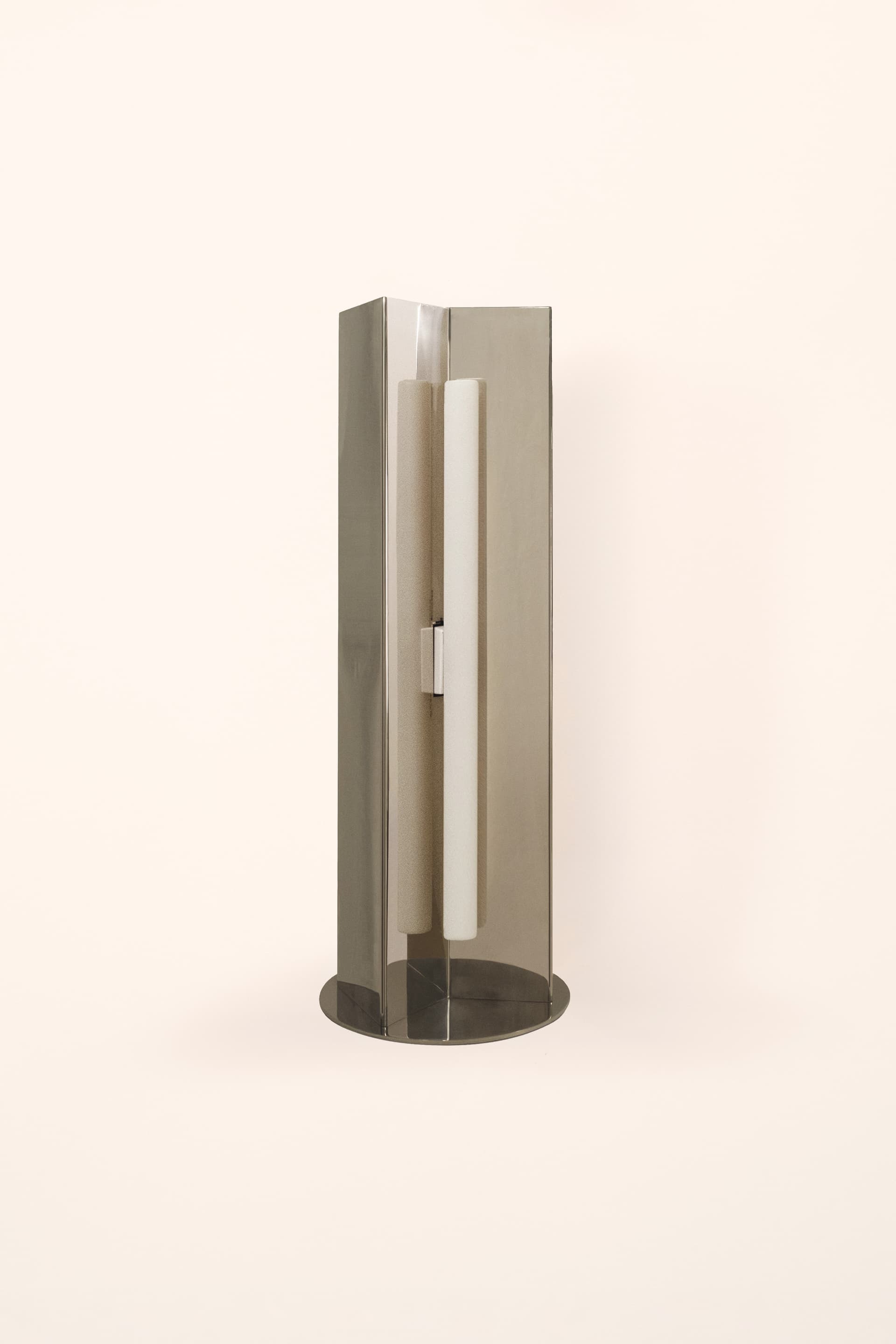 Arrow Table Lamp, opal bulb, Violaine d'Harcourt - 394157