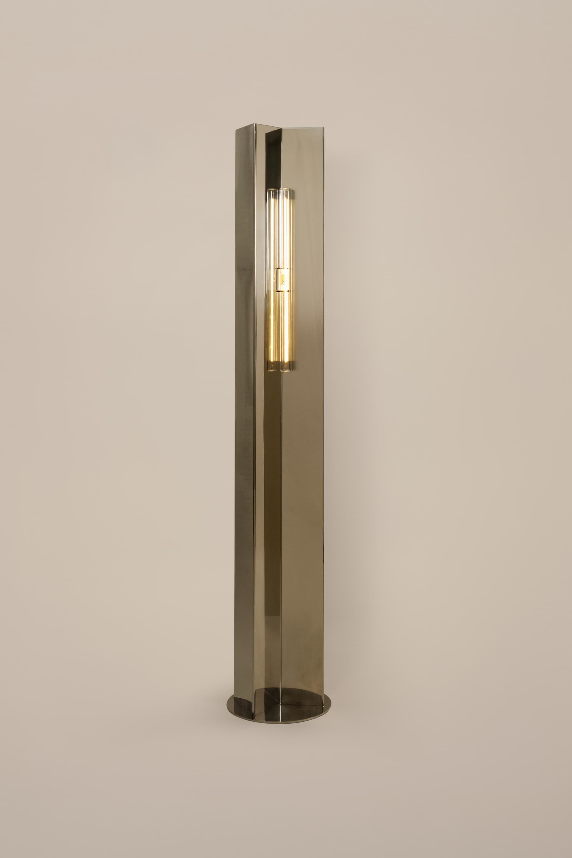 Arrow 158 Floor Lamp, transparent bulb, Violaine d'Harcourt - 394193