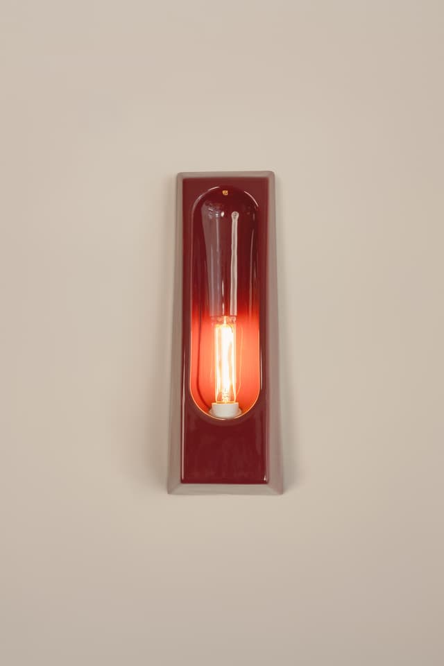 Alcove wall sconce burgundy, Violaine d'Harcourt - DIMENSION