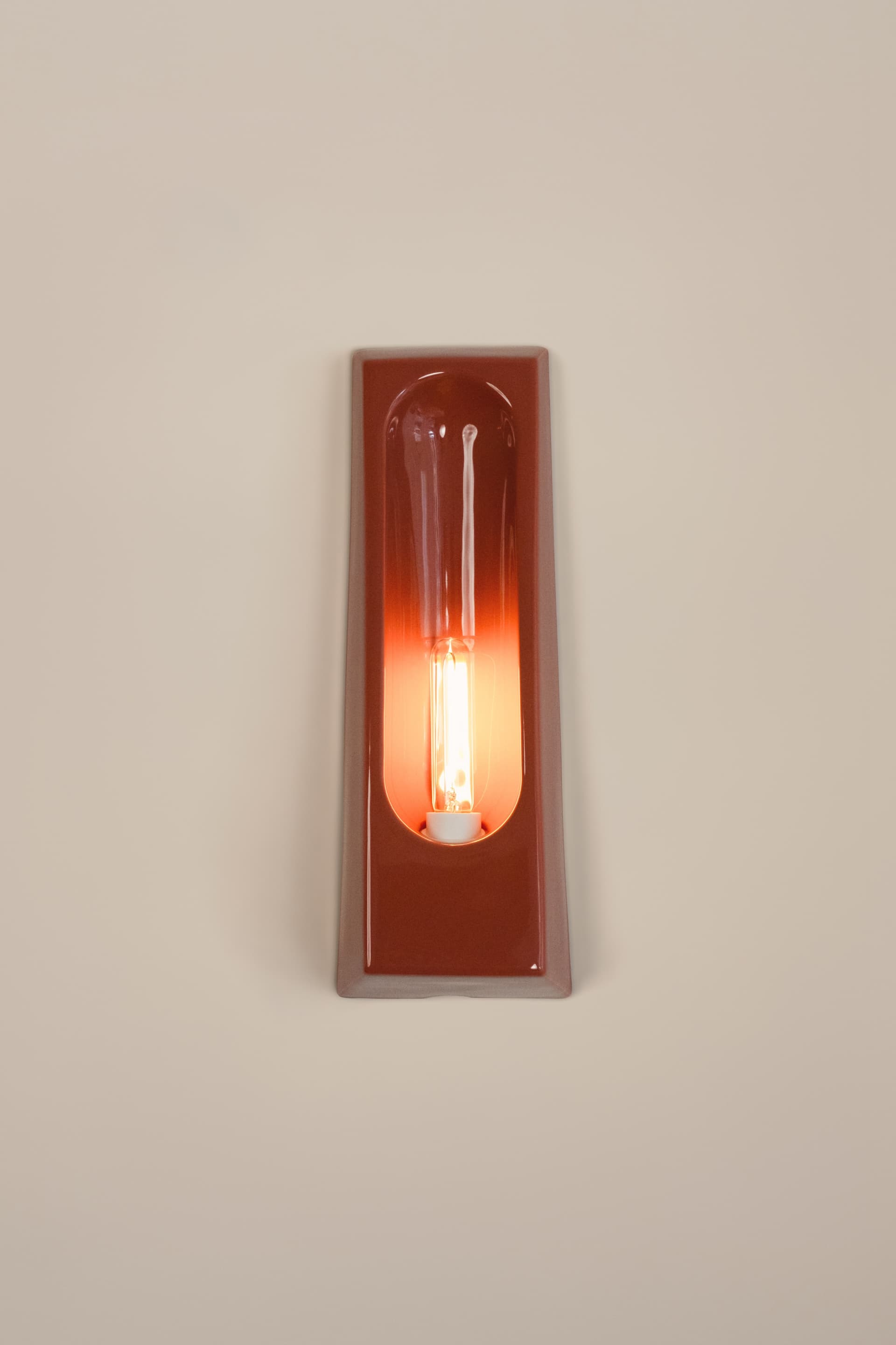 Wall sconce Alcove red, Violaine d'Harcourt - 394229
