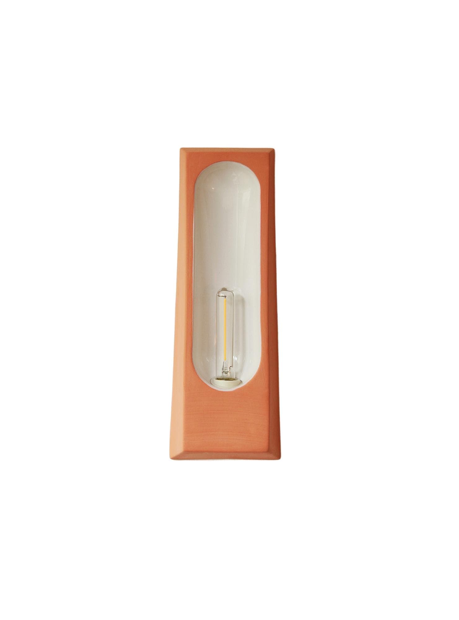 Wall sconce Alcove orange, white, Violaine d'Harcourt