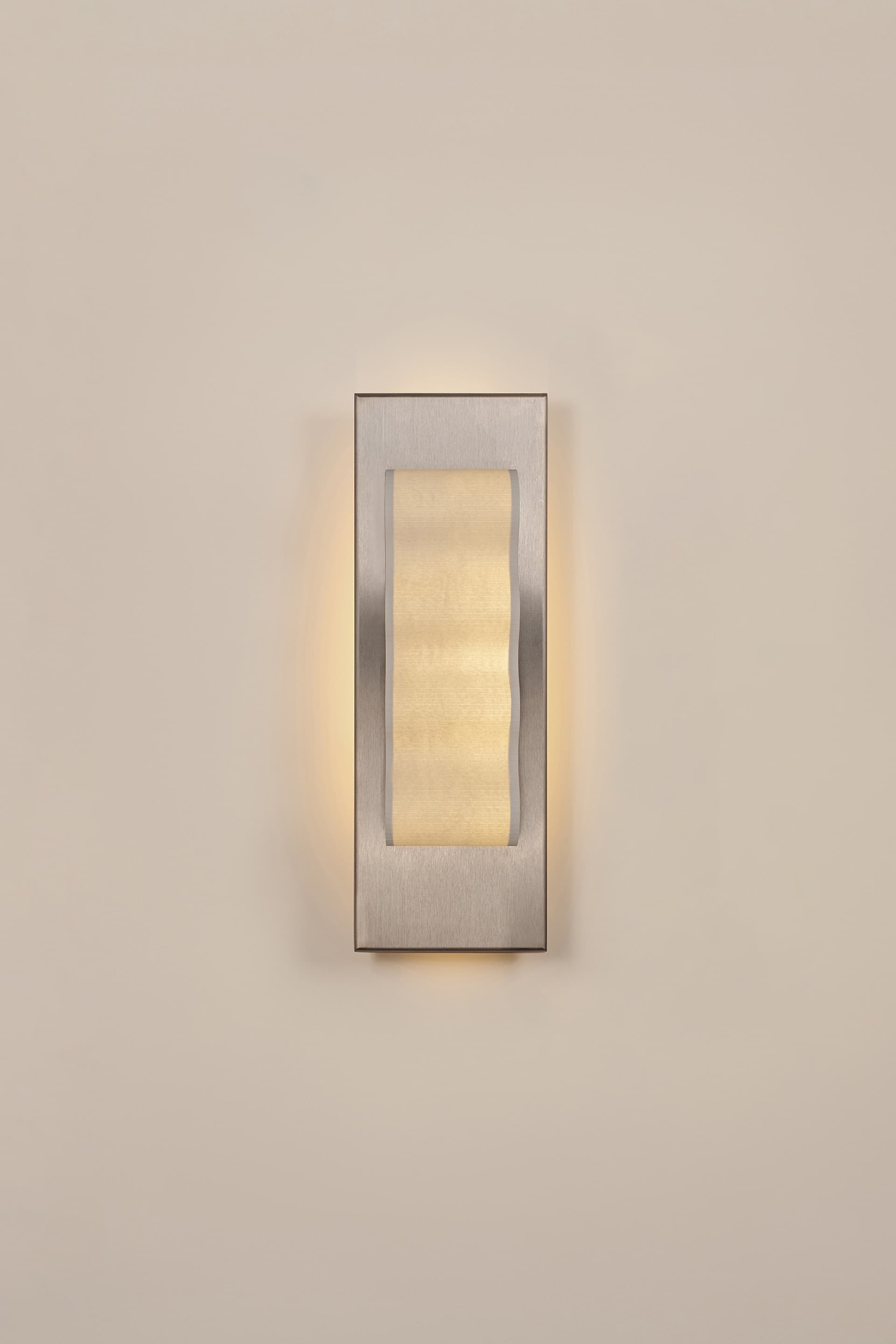Wall Light Frame Slim L steel, Violaine d'Harcourt - 394355