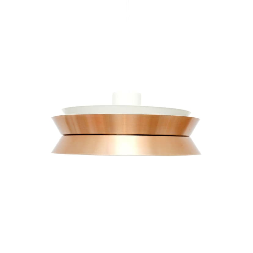 Pendant lamp Trava, copper, by C. Thore, Sweden, 1960s.