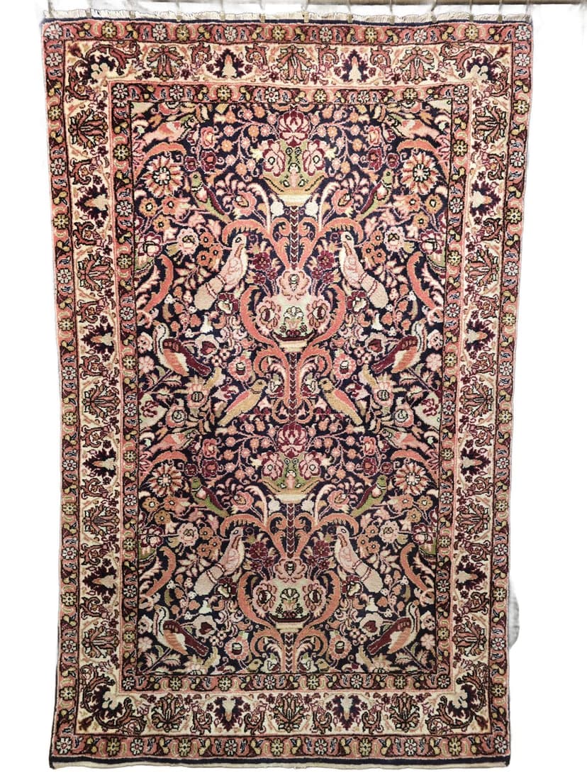 Dywan Bidjar Takab 93x150 cm, niebieski, wełna, Iran, XIX w.