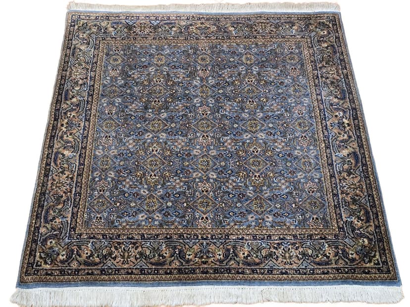 Rug Indo Herati, 100x112 cm, blue, wool, India