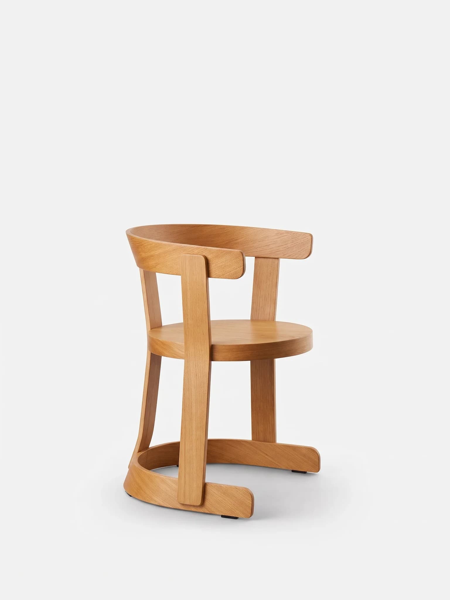 Krzesło Klepsydra Timber jasny dąb, 366 Concept - 400497