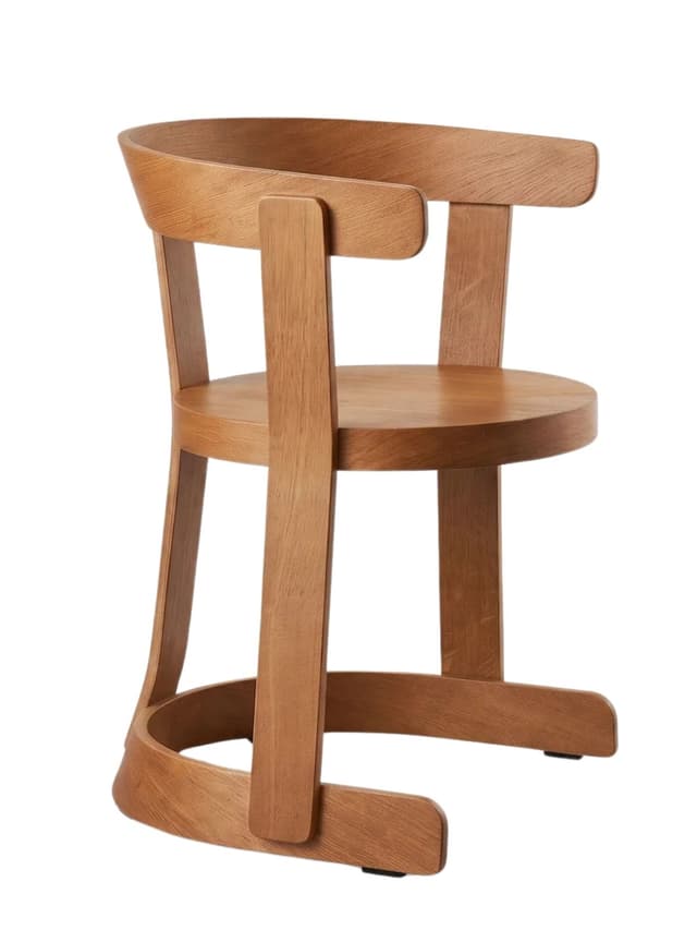 Krzesło Klepsydra Timber ciepły dąb, 366 Concept - WYMIARY