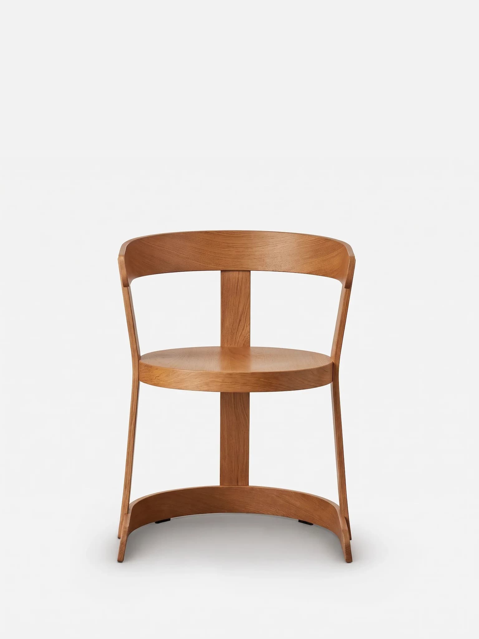 Krzesło Klepsydra Timber ciepły dąb, 366 Concept - 400514