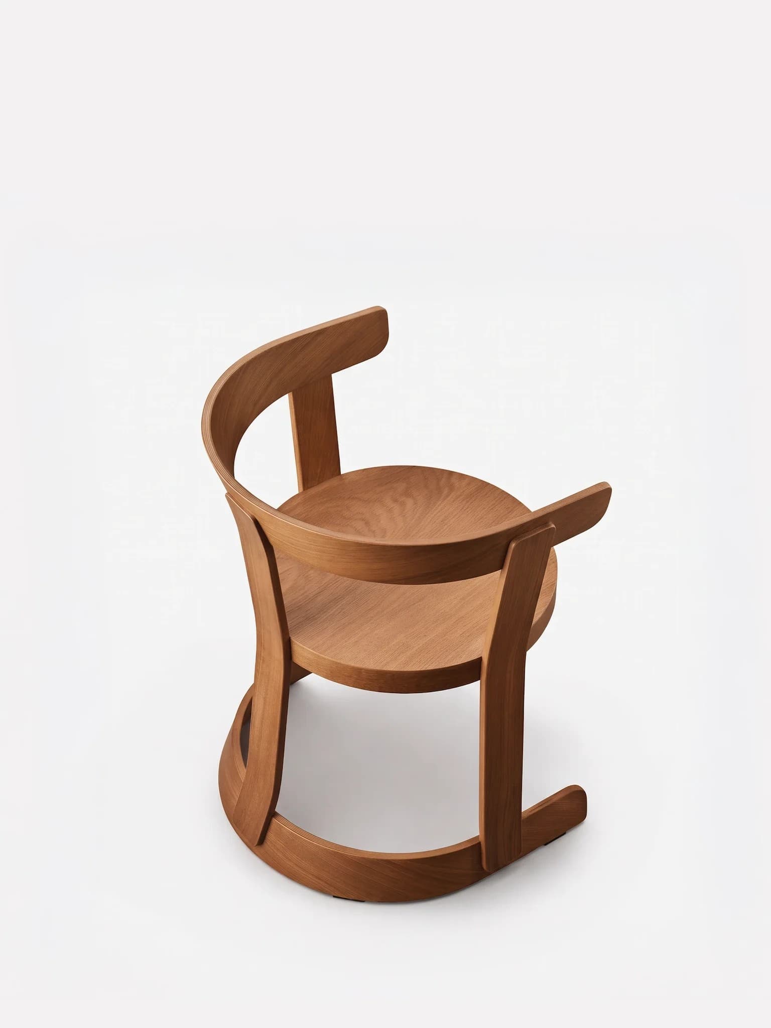 Krzesło Klepsydra Timber ciepły dąb, 366 Concept - 400512