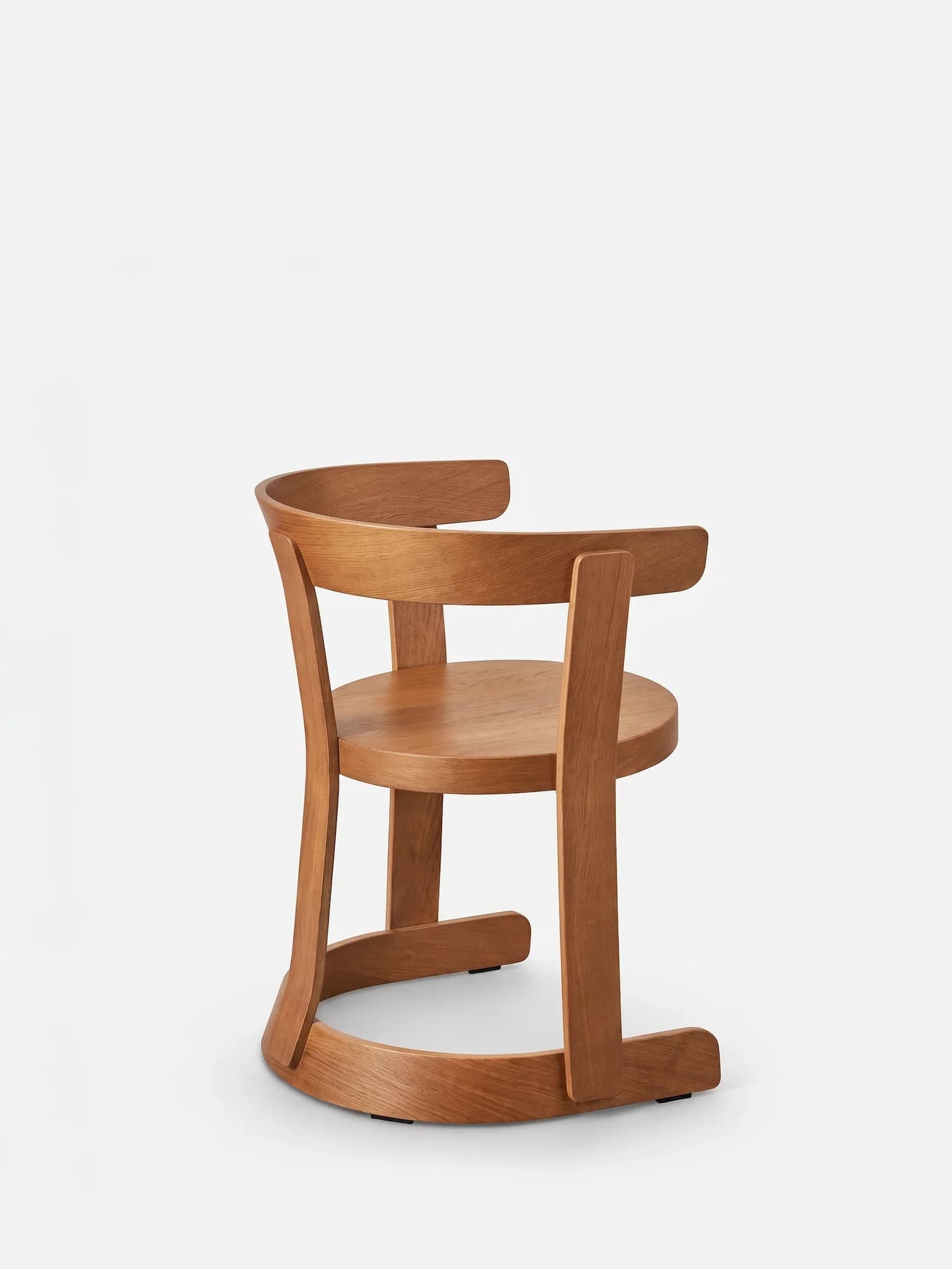 Krzesło Klepsydra Timber ciepły dąb, 366 Concept - 400511
