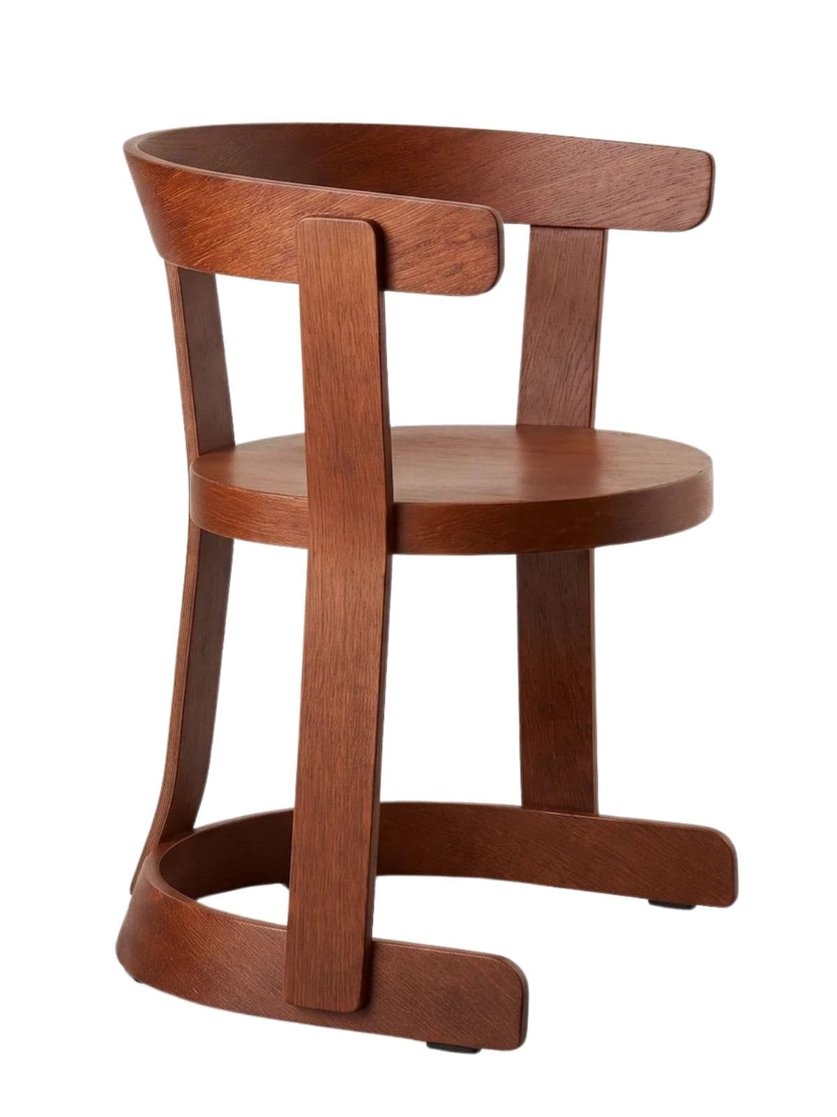 Krzesło Klepsydra Timber brązowy dąb, 366 Concept