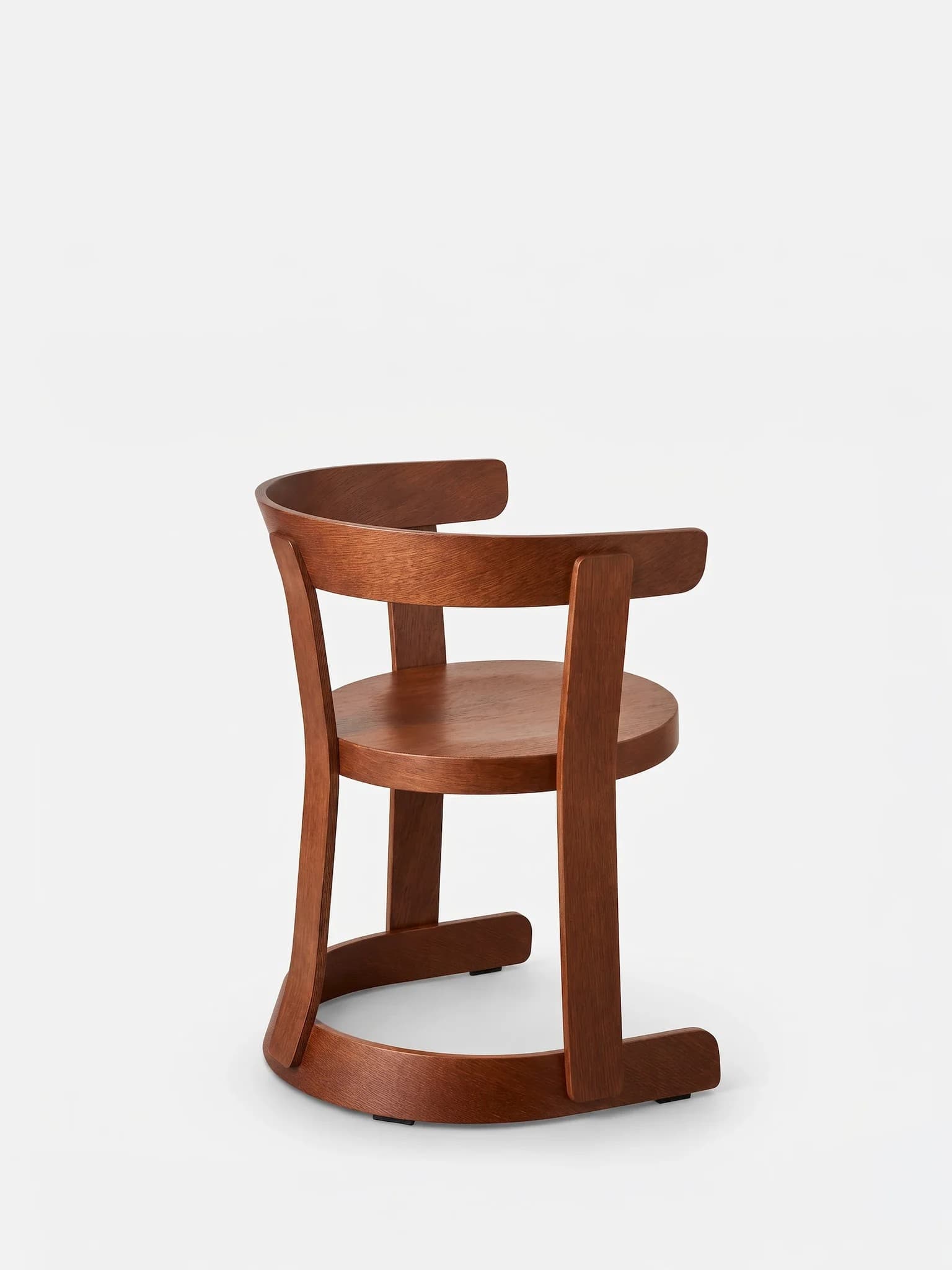 Krzesło Klepsydra Timber brązowy dąb, 366 Concept - 400523