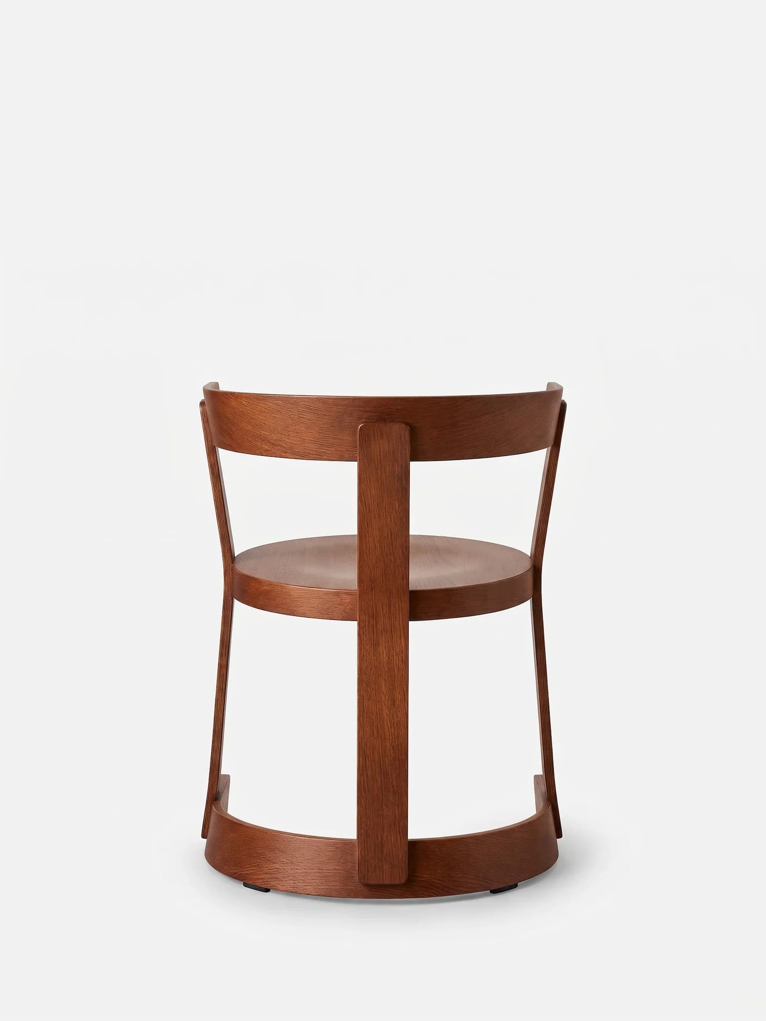 Krzesło Klepsydra Timber brązowy dąb, 366 Concept - 400525