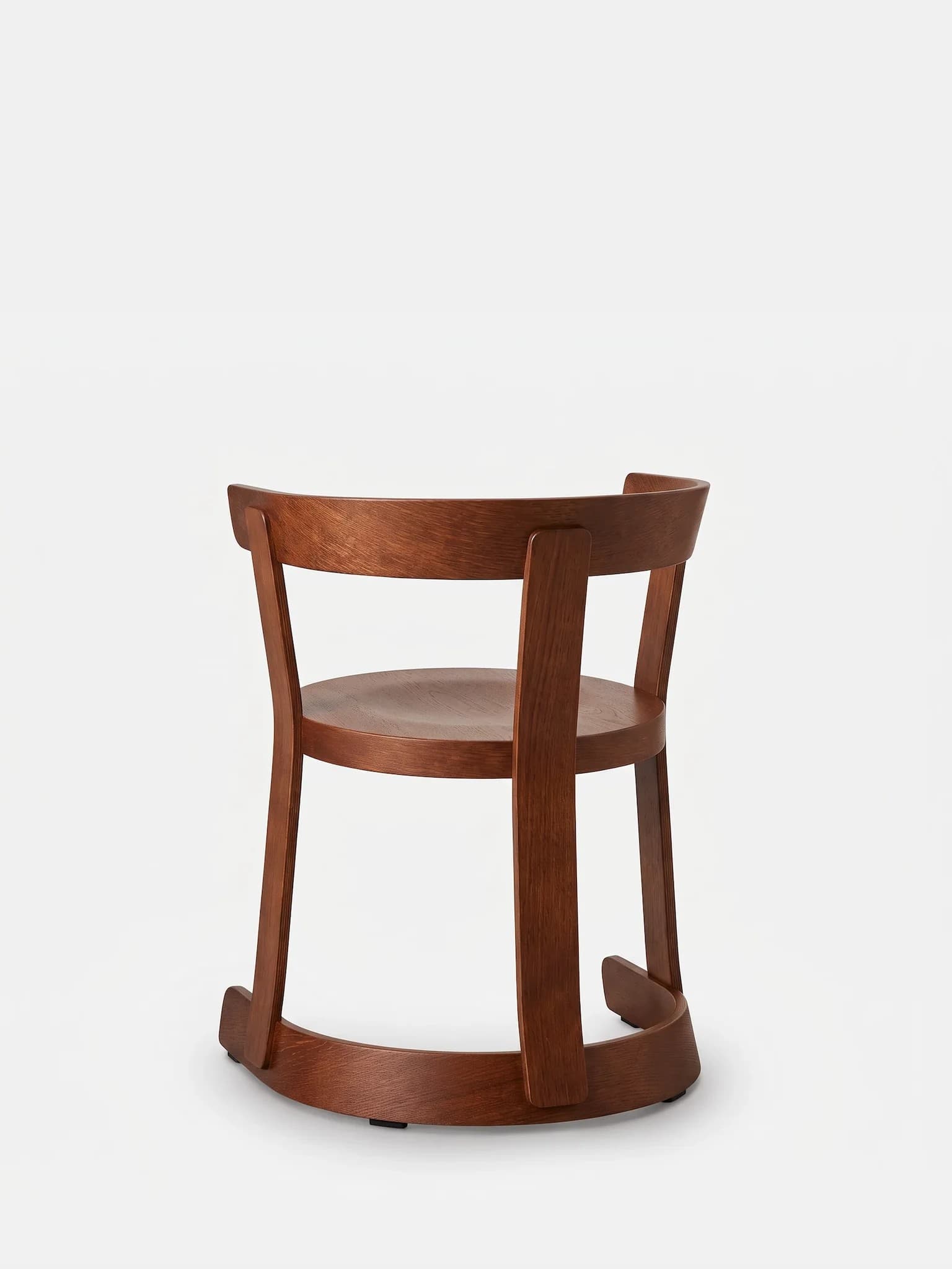 Krzesło Klepsydra Timber brązowy dąb, 366 Concept - 400527