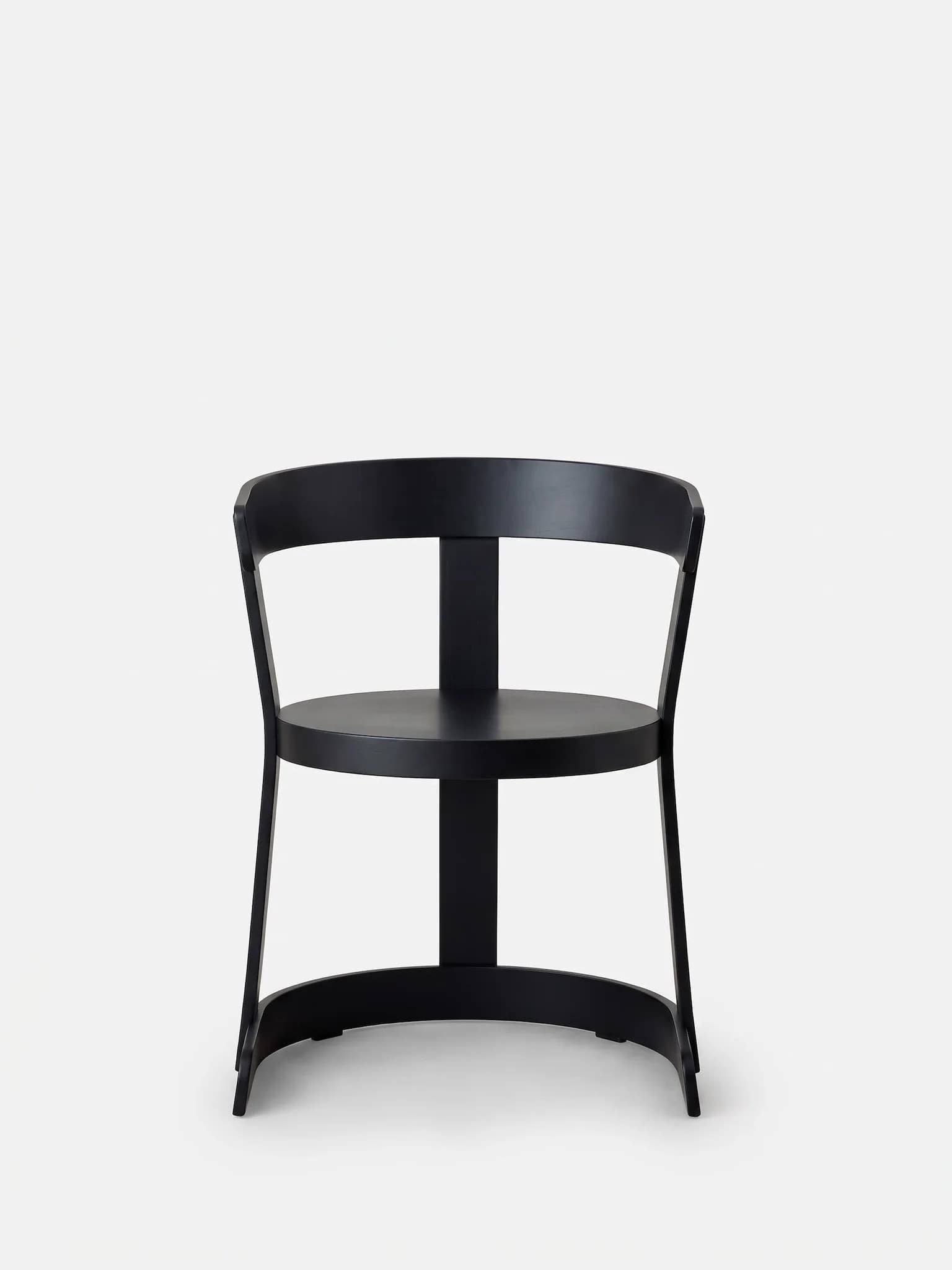 Krzesło Klepsydra Timber czarne, 366 Concept - 400541