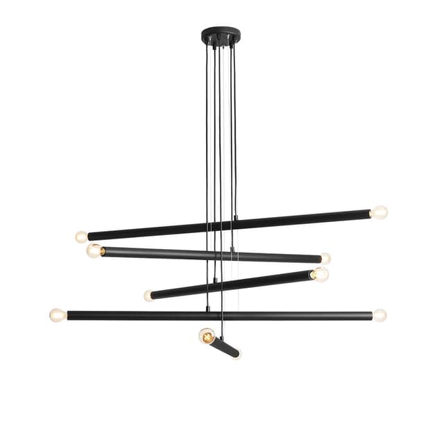 Pendant lamp Tubo 10 black, Artera - DIMENSION