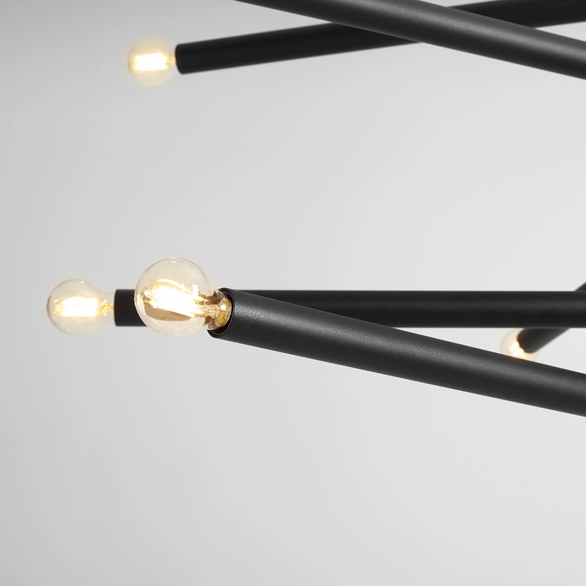 Pendant lamp Tubo 10 black, Artera - 401684