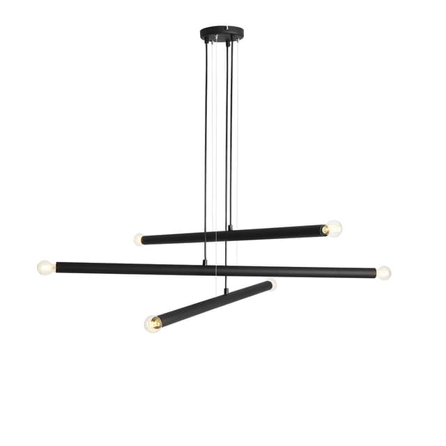 Pendant lamp Tubo 6 black, Artera - DIMENSION