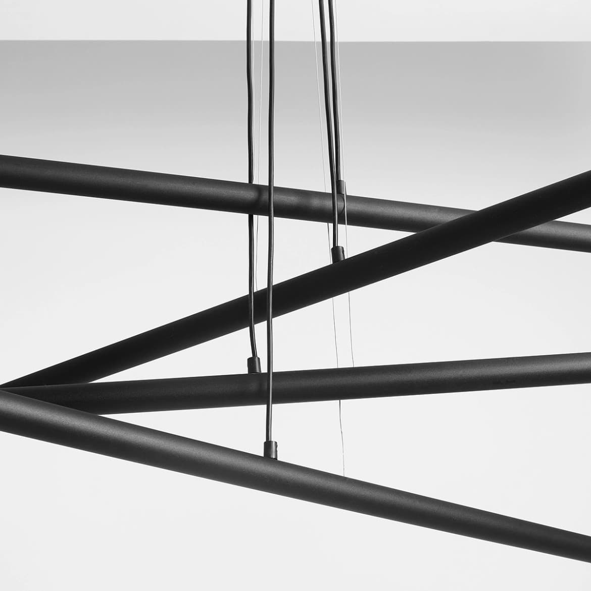 Pendant lamp Tubo 8 black, Artera - 401713
