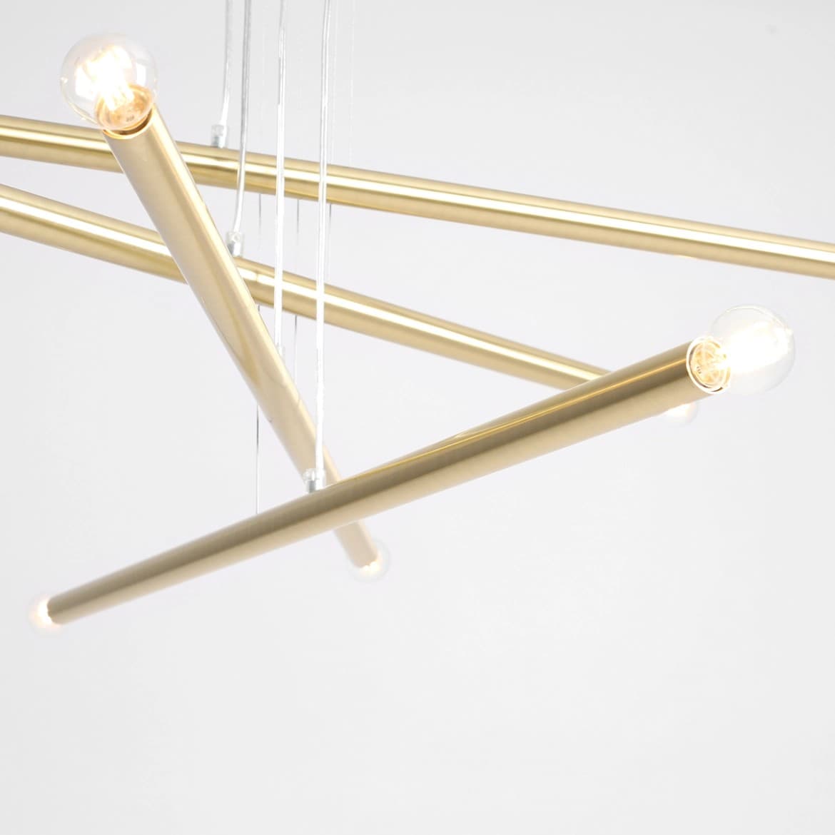 Pendant lamp Tubo 8 gold, Artera - 401728