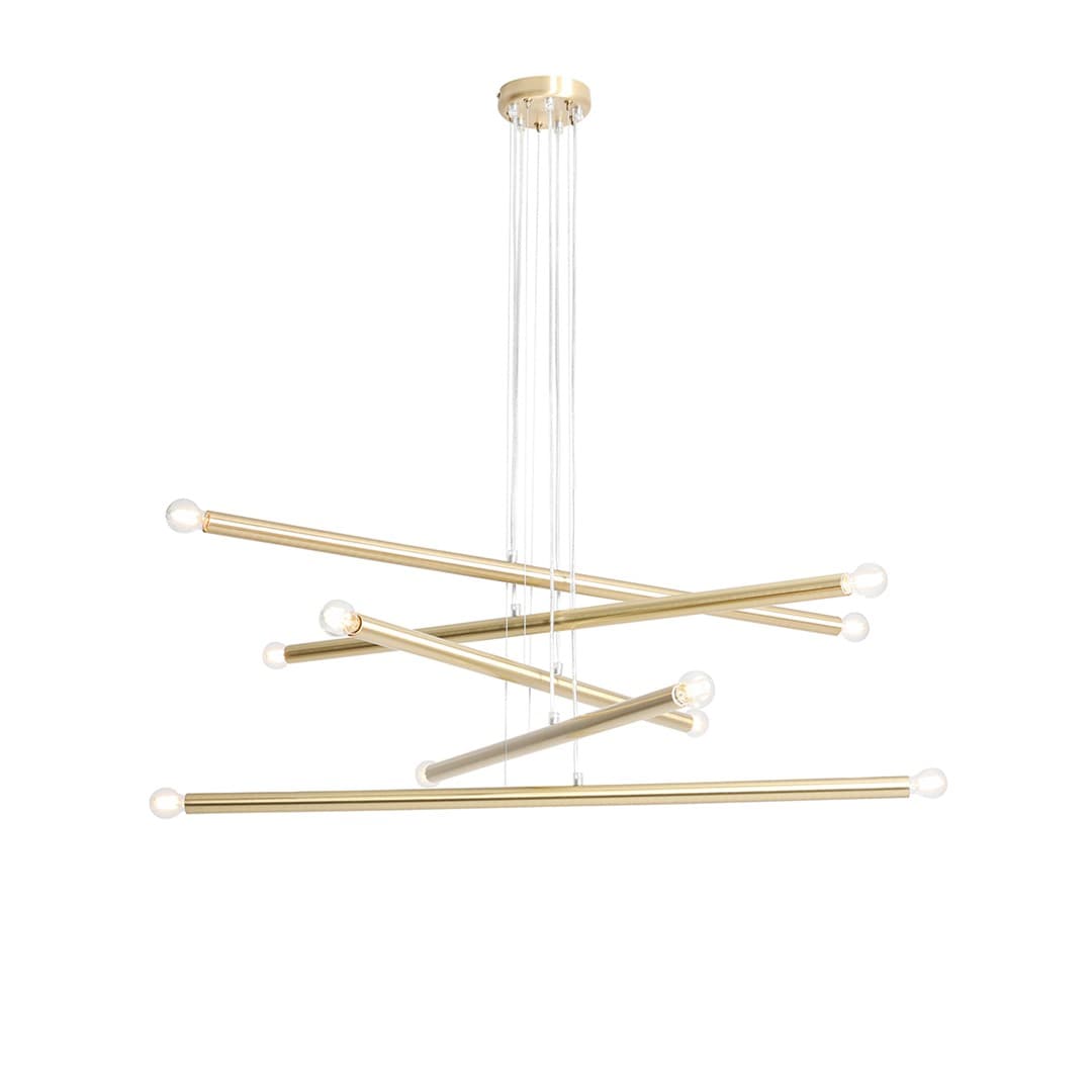 Pendant lamp Tubo 10 gold, Artera