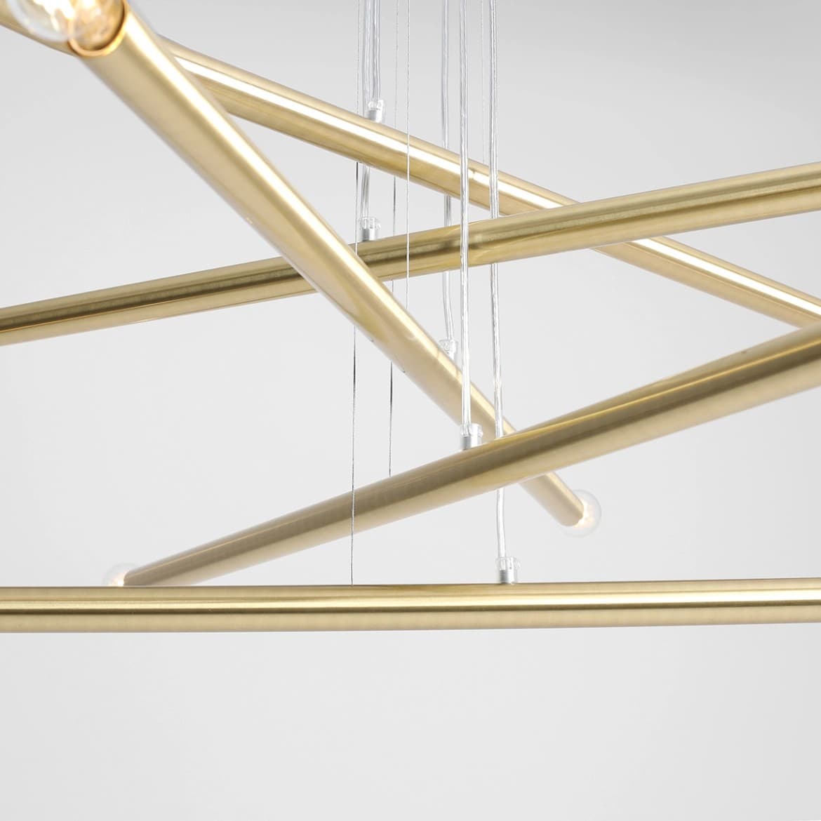 Pendant lamp Tubo 10 gold, Artera - 401736