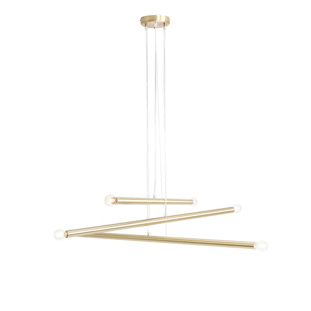 Lampa wisząca Tubo 6 mosiądz, Artera - WYMIARY