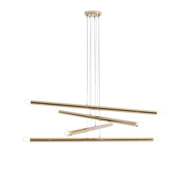 Pendant lamp Tubo 8 gold, Artera - DIMENSION