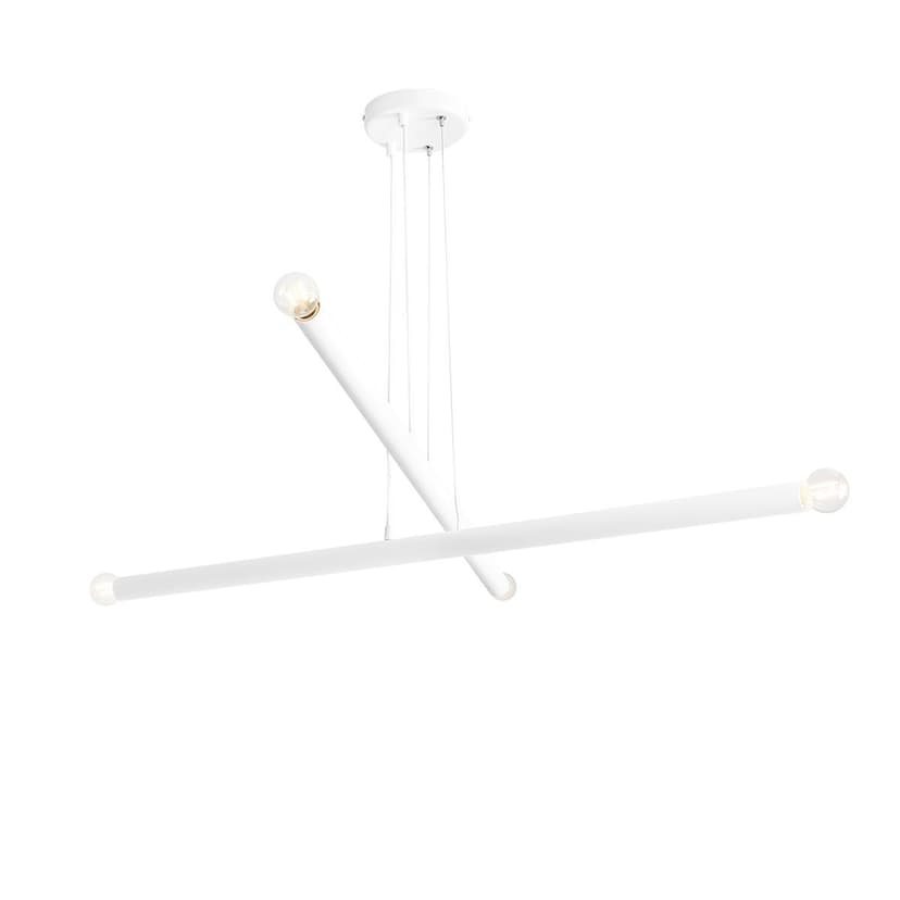 Pendant lamp Tubo 4 white, Artera