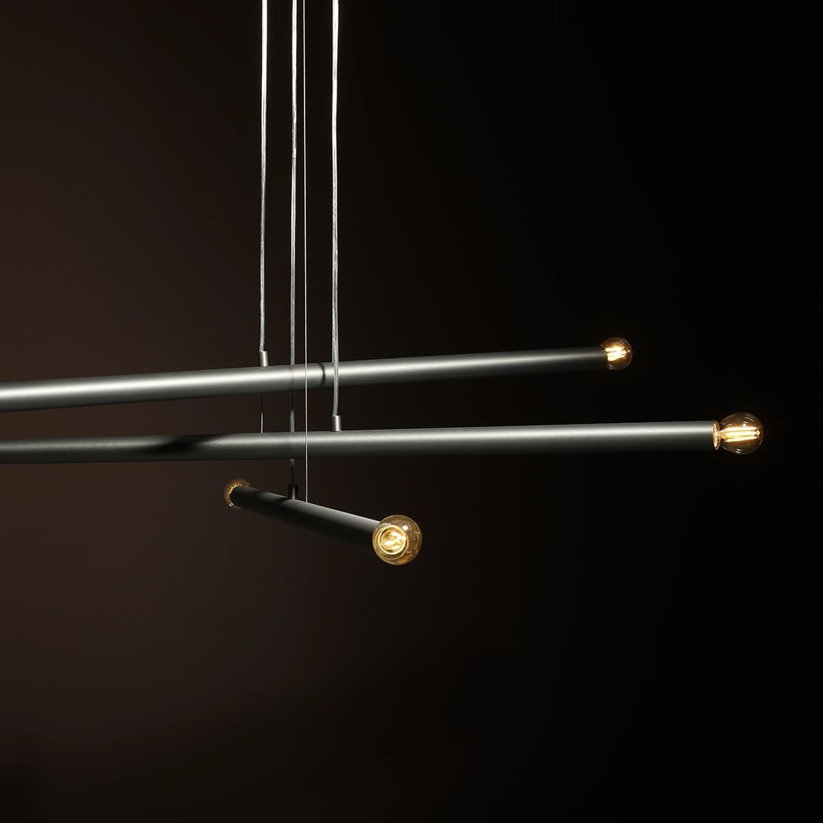 Pendant lamp Tubo 6 steel, Artera - 401982