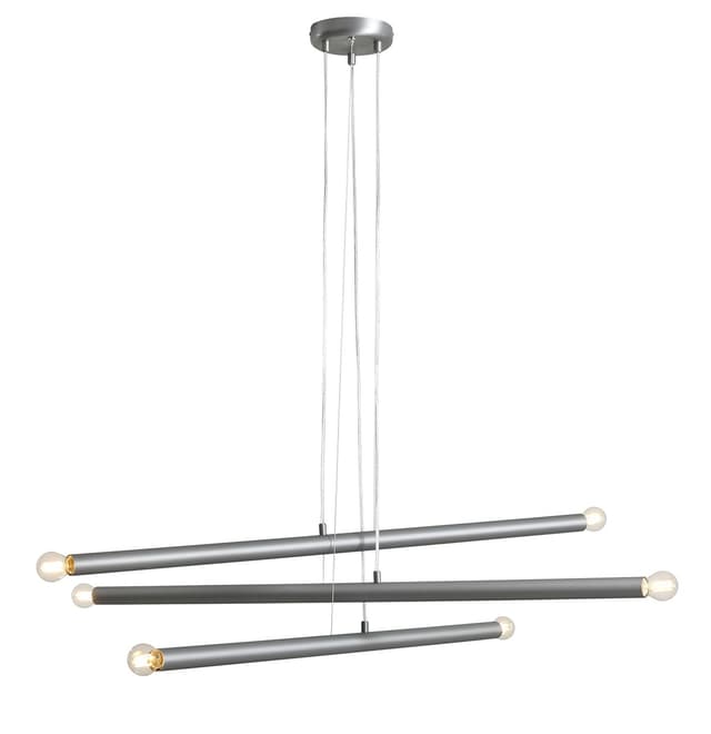 Pendant lamp Tubo 6 steel, Artera - DIMENSION