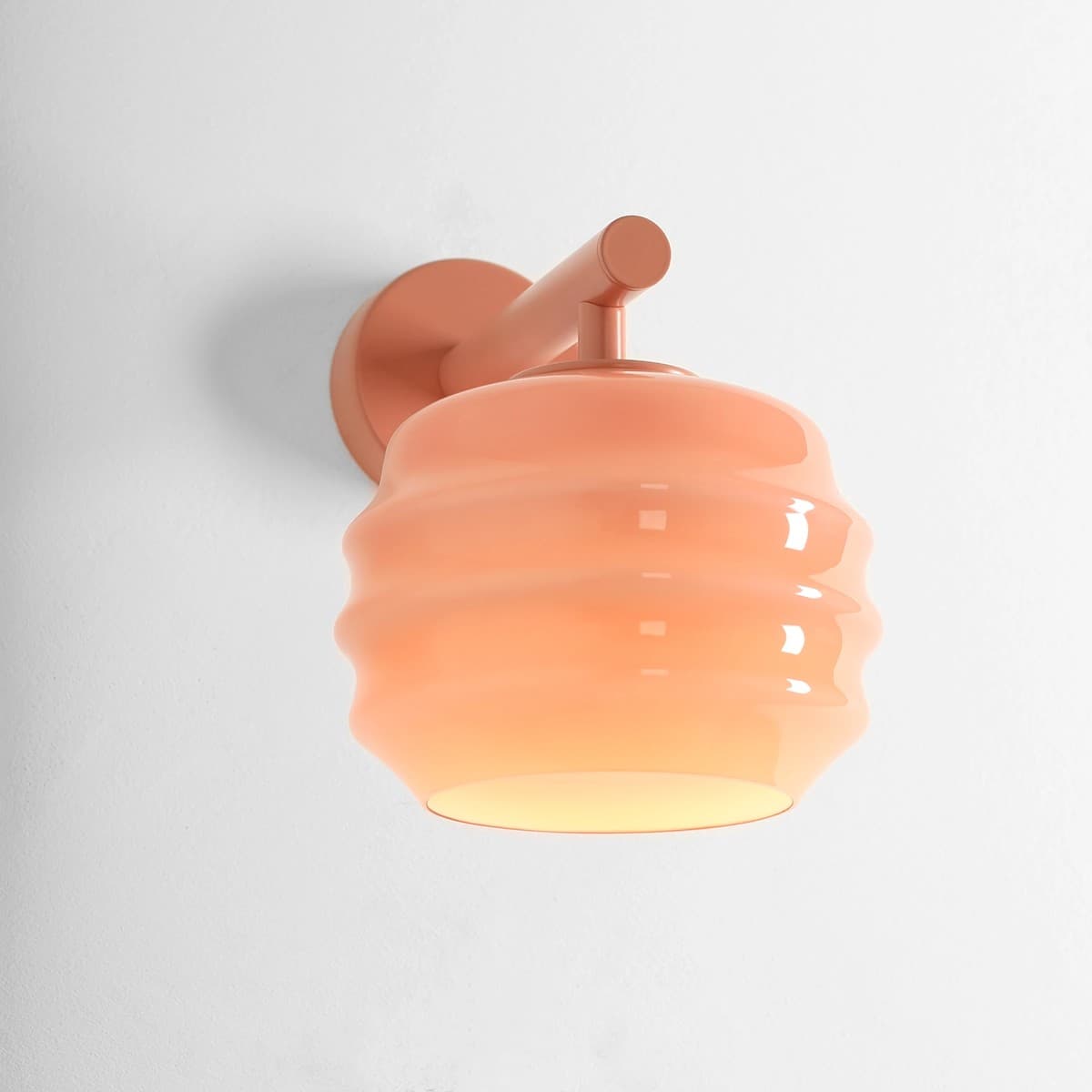 Wall lamp Puff Glaze Coral, Artera - 402062