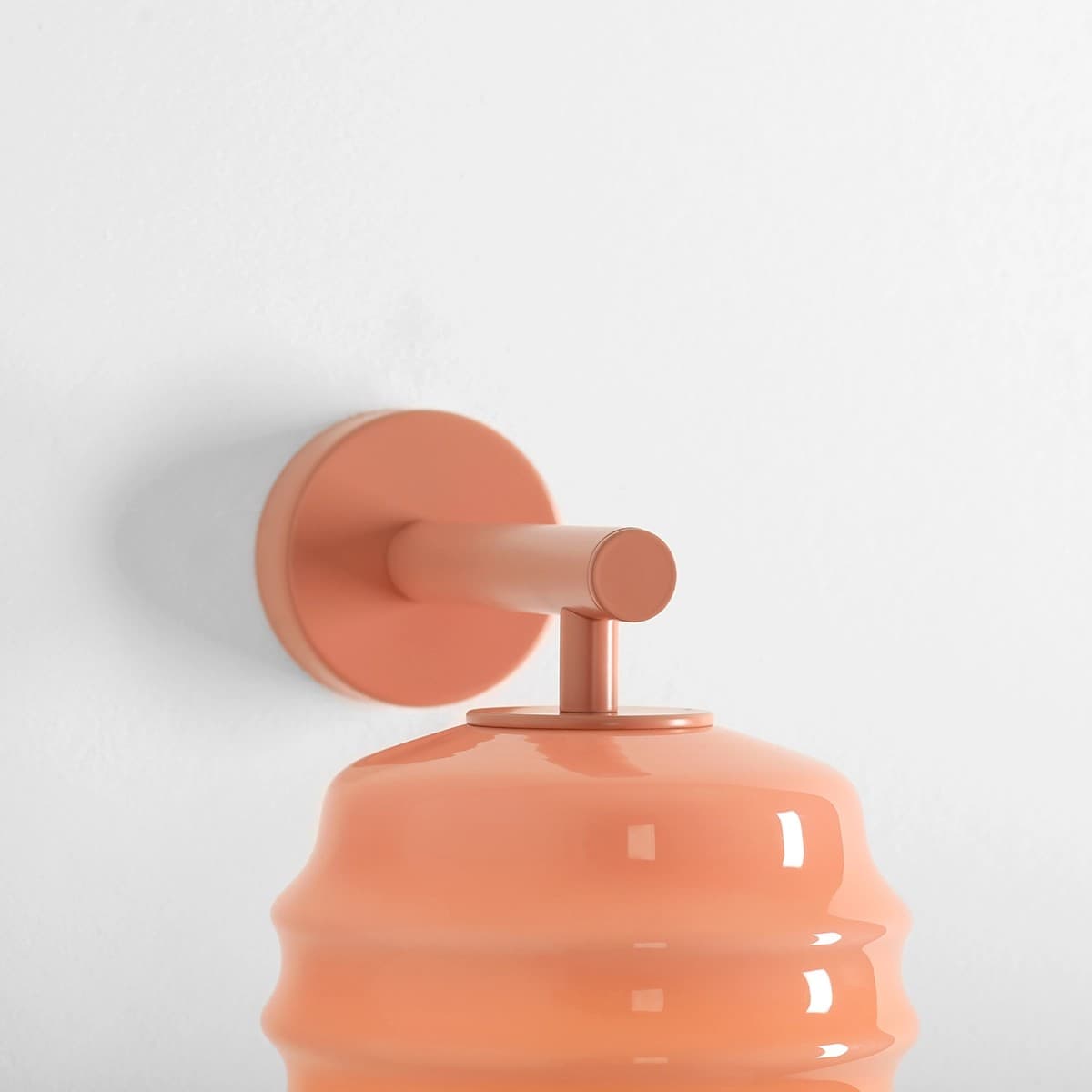 Wall lamp Puff Glaze Coral, Artera - 402061