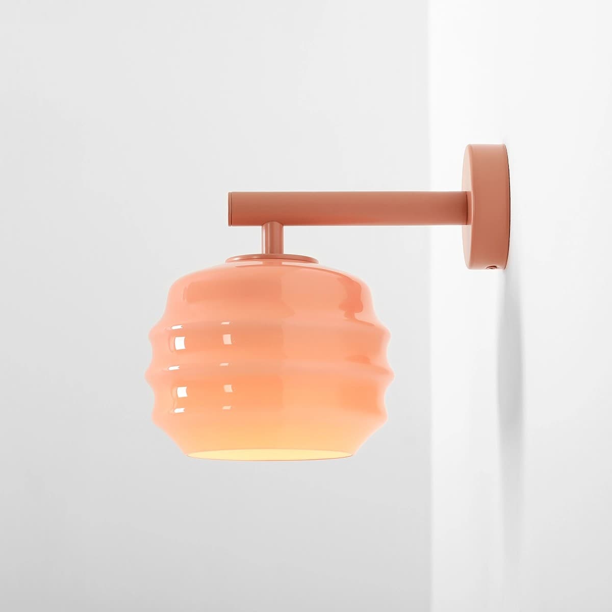 Wall lamp Puff Glaze Coral, Artera - 402063