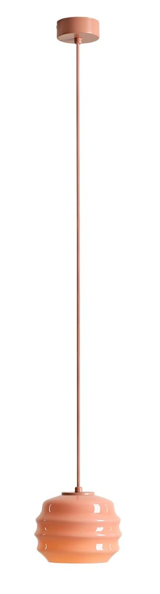 Pendant lamp Puff Glaze Coral, Artera