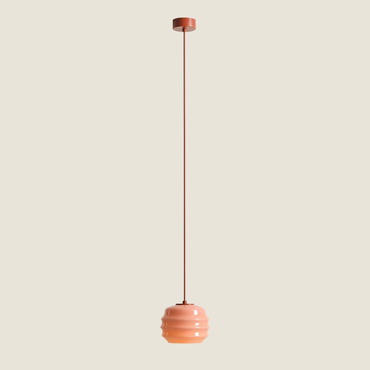 Pendant lamp Puff Glaze Terra, Artera - 402079