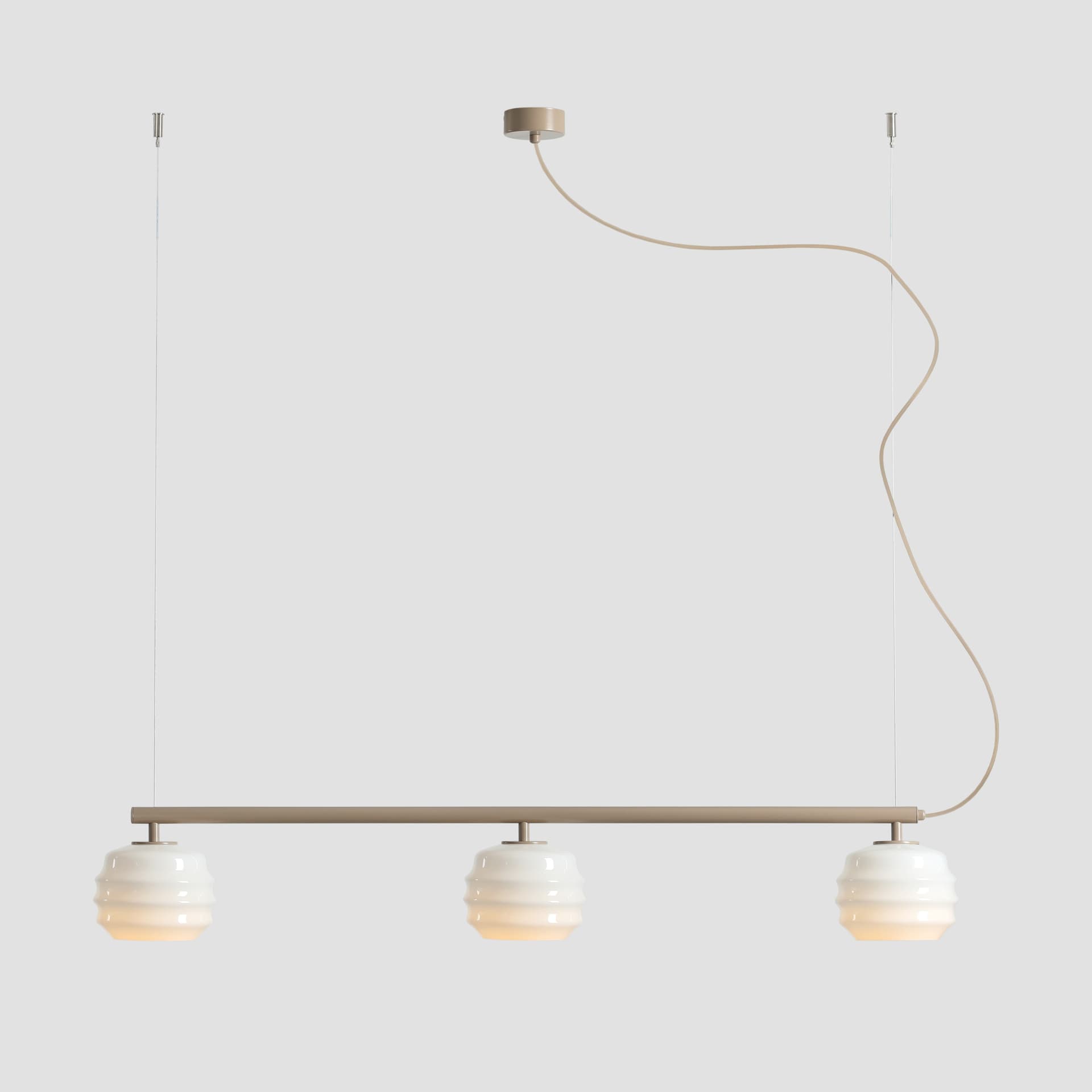 Pendant lamp Puff 3 beige, Artera - 402086