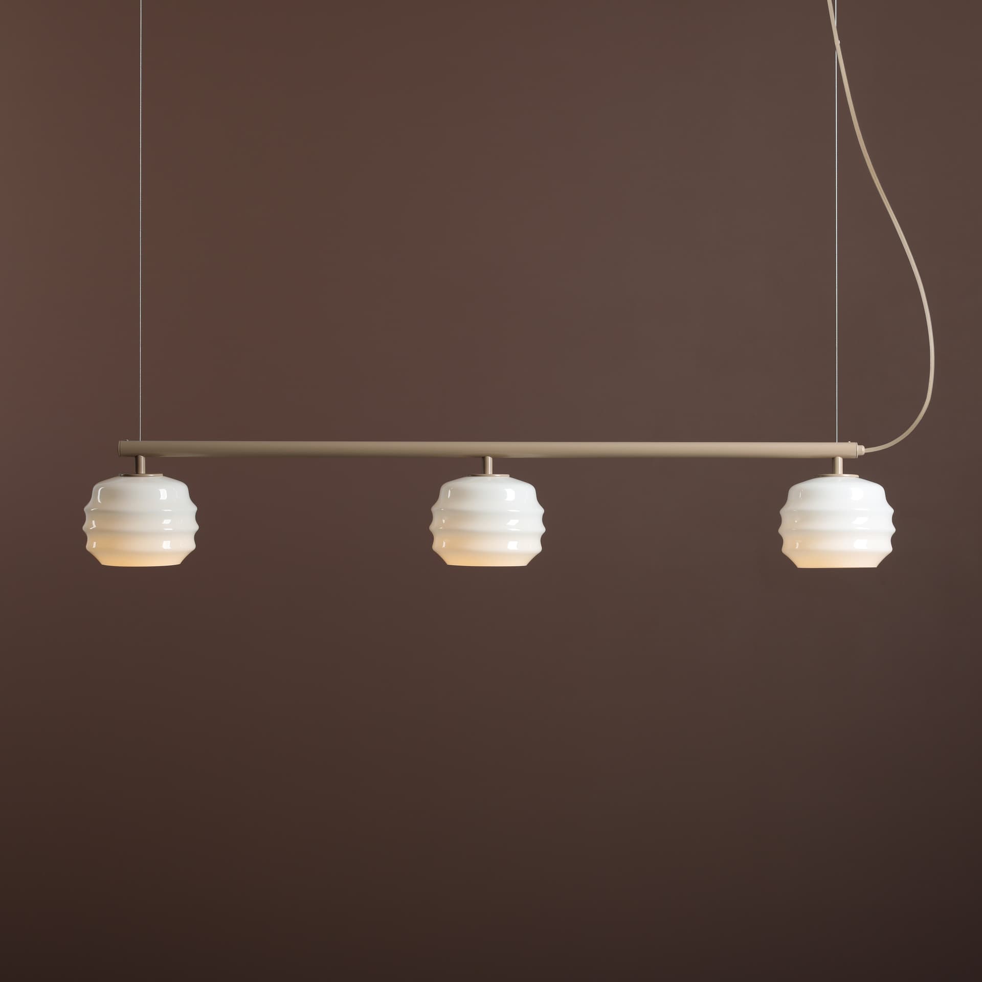 Pendant lamp Puff 3 beige, Artera - 402083