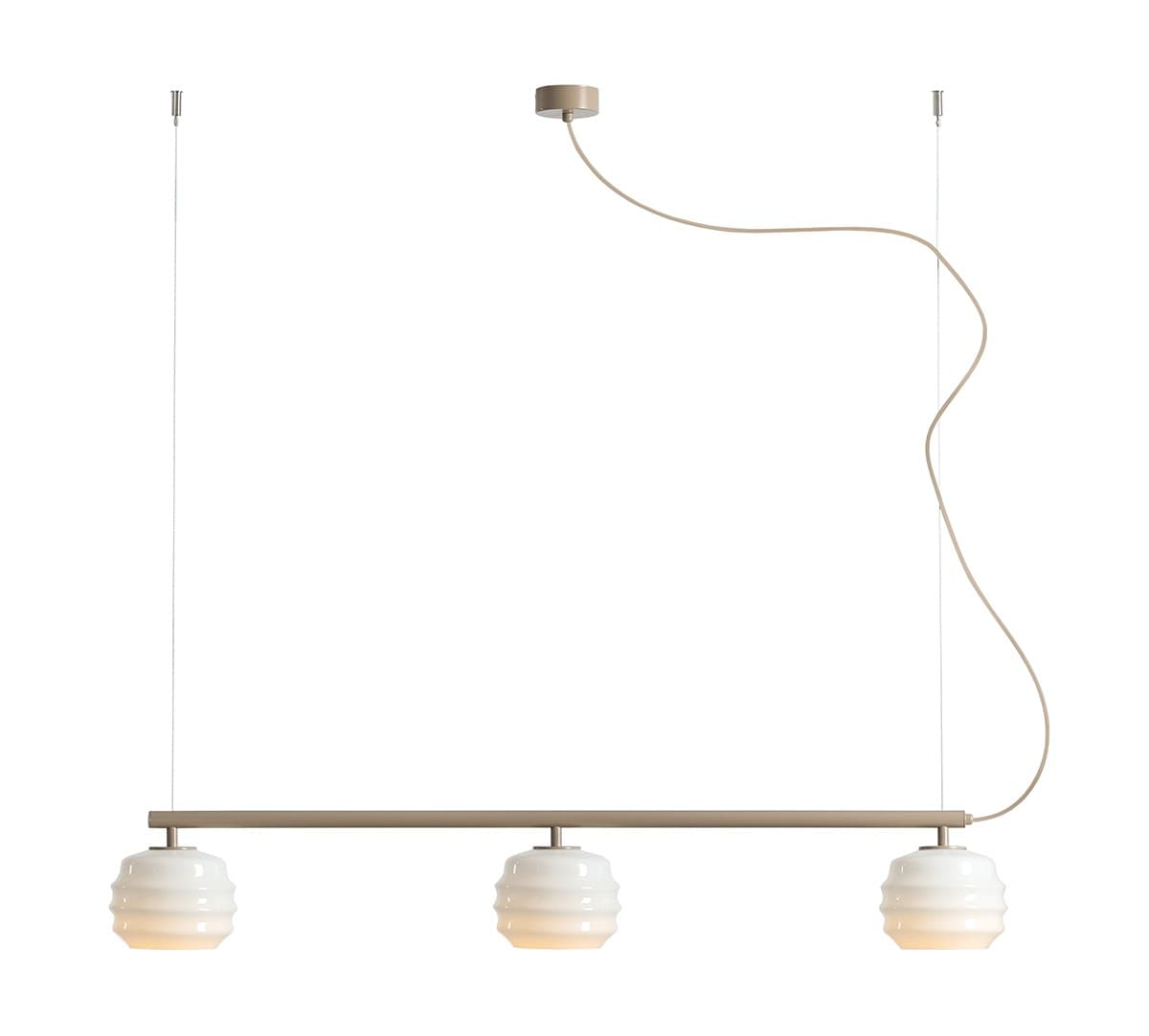 Pendant lamp Puff 3 beige, Artera - 402087