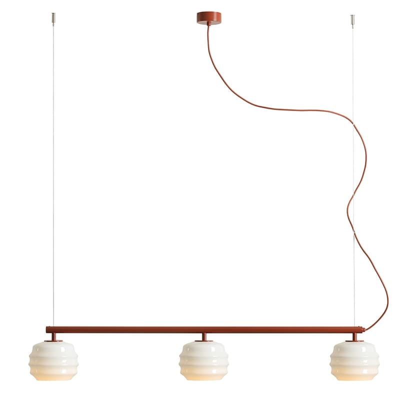 Pendant lamp Puff 3 Terra, Artera