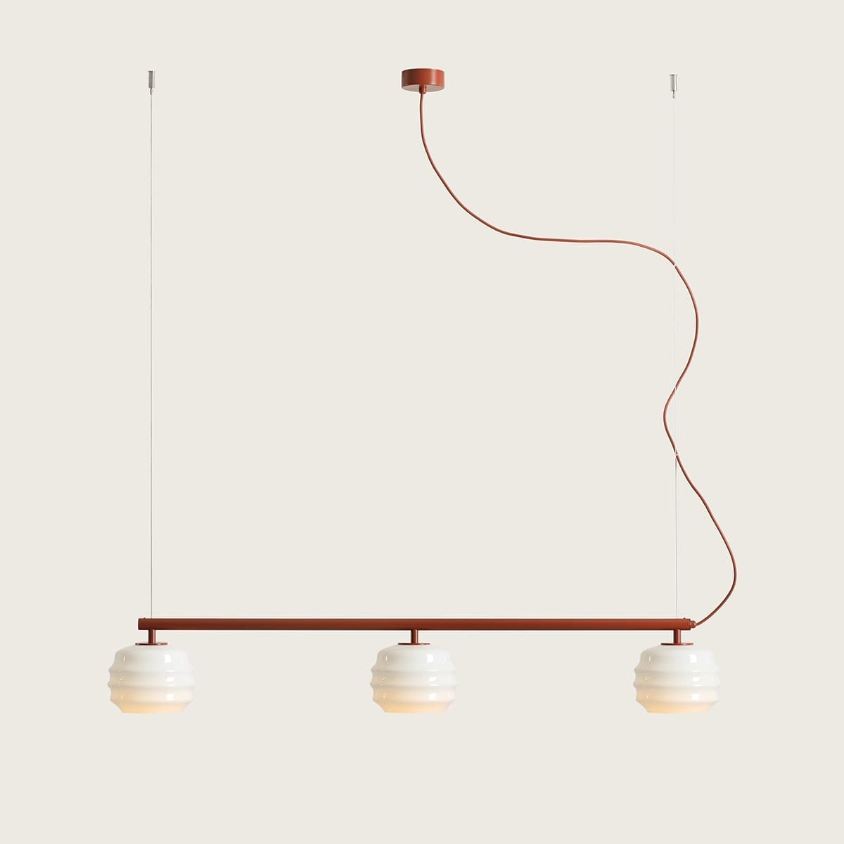 Pendant lamp Puff 3 Terra, Artera - 402094