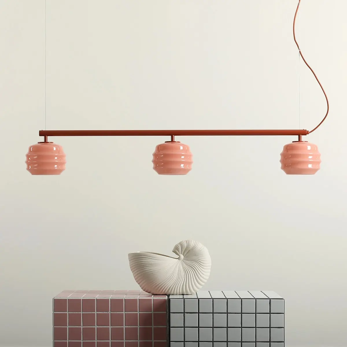 Lampa wisząca Puff Glaze 3 Terra, Artera - 402123