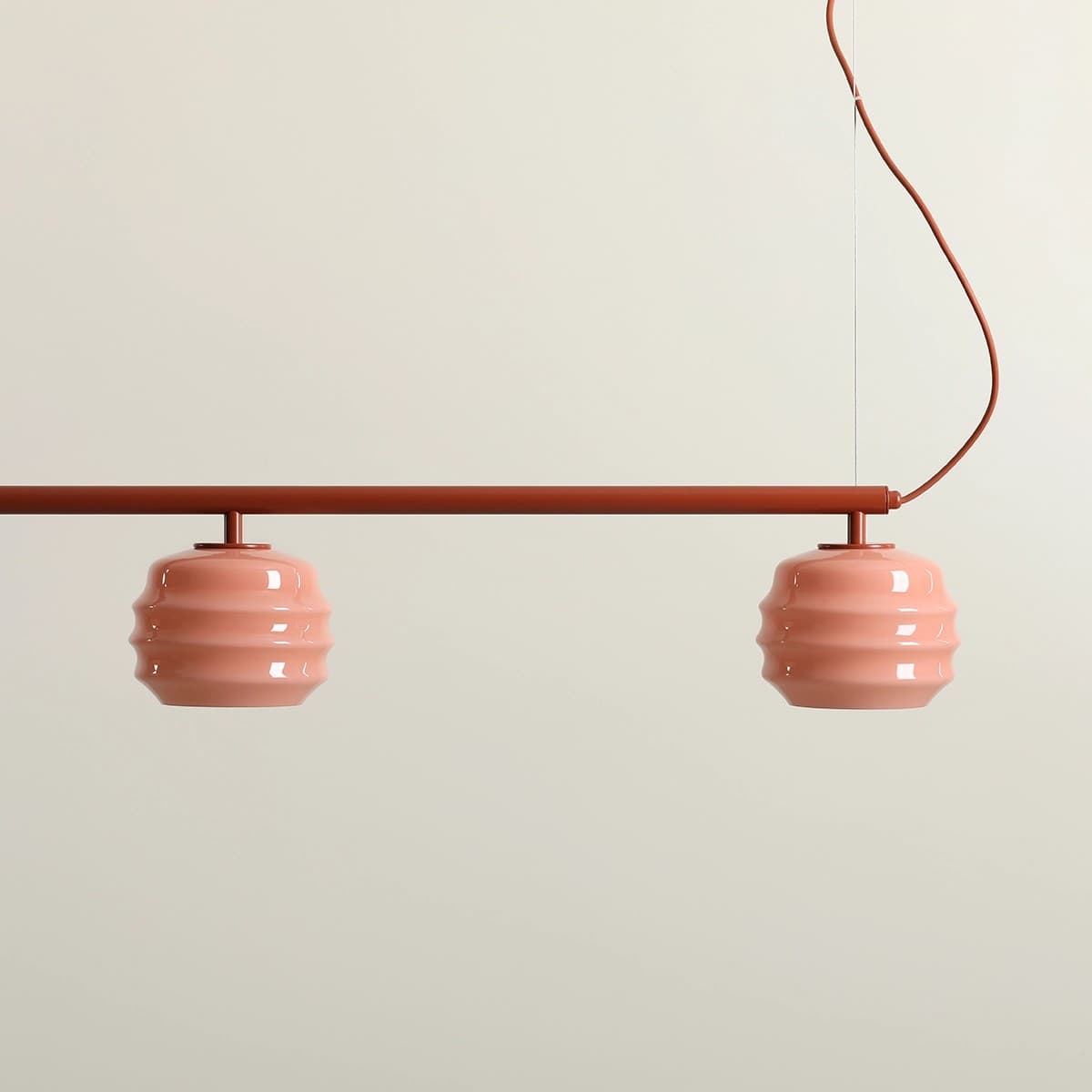 Lampa wisząca Puff Glaze 3 Terra, Artera - 402124