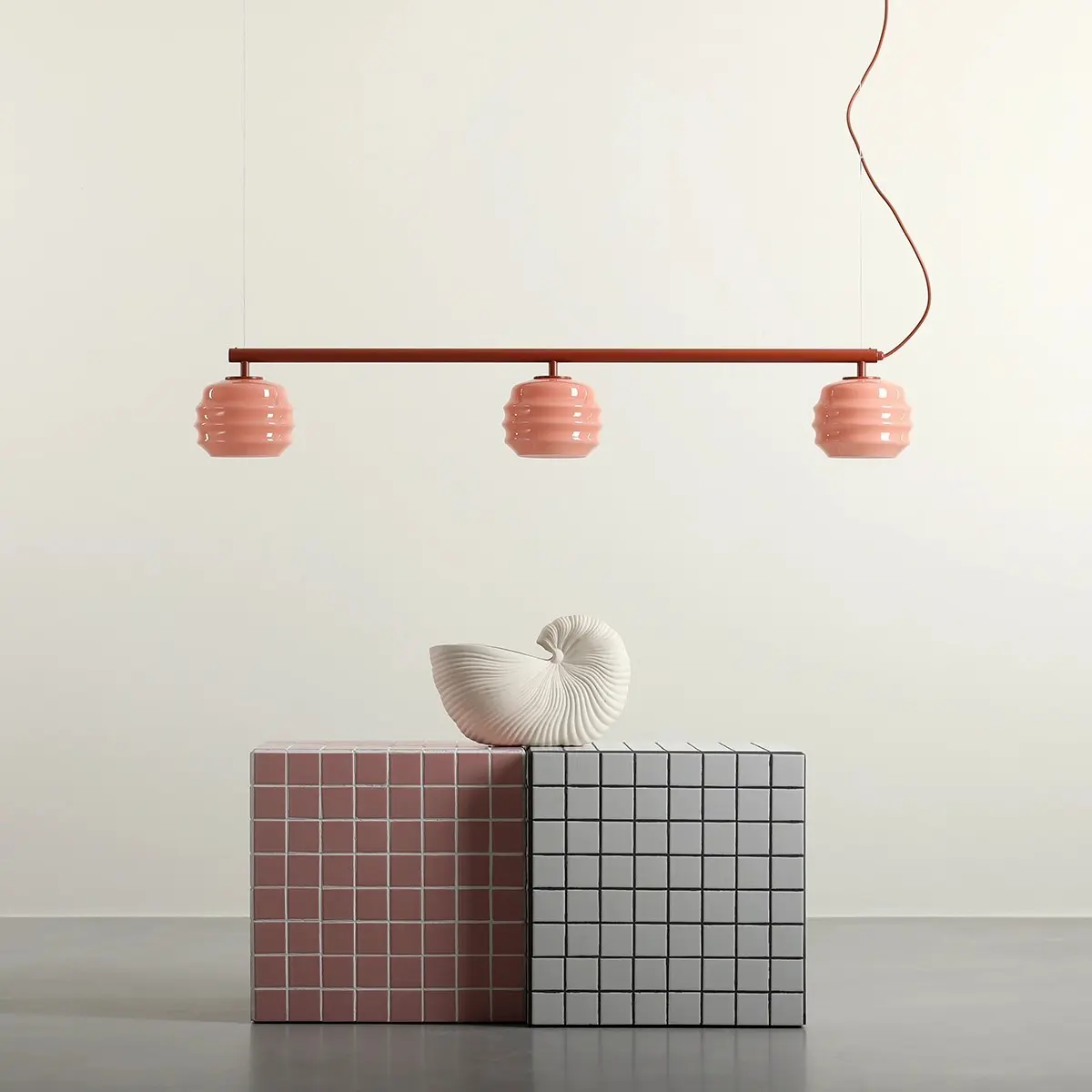Lampa wisząca Puff Glaze 3 Terra, Artera - 402122