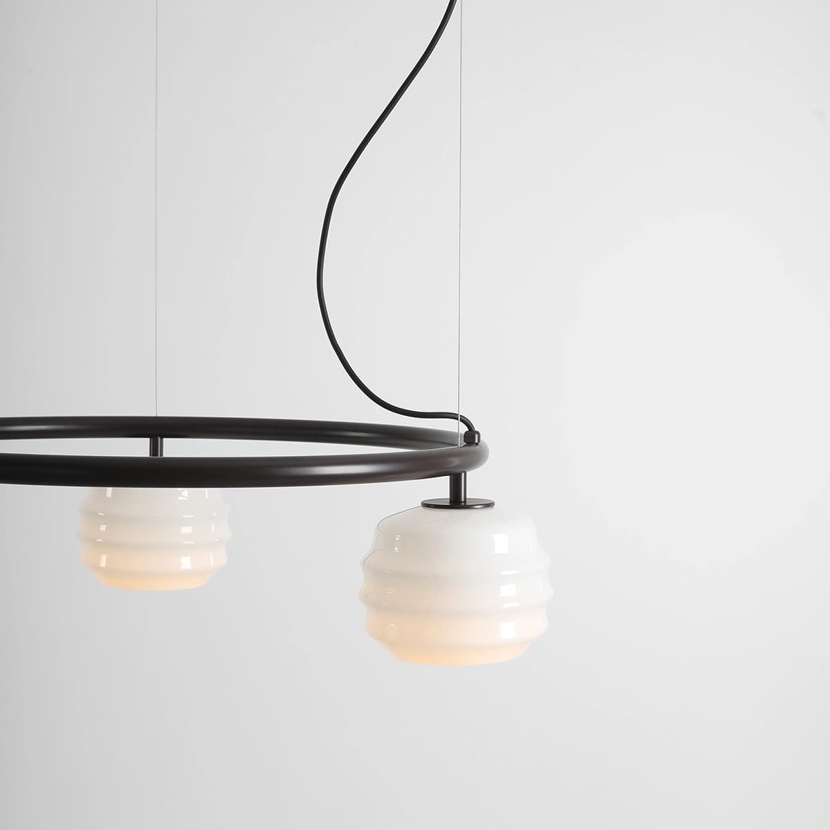 Pendant lamp Puff 3 Ring Mokka, Artera - 402127