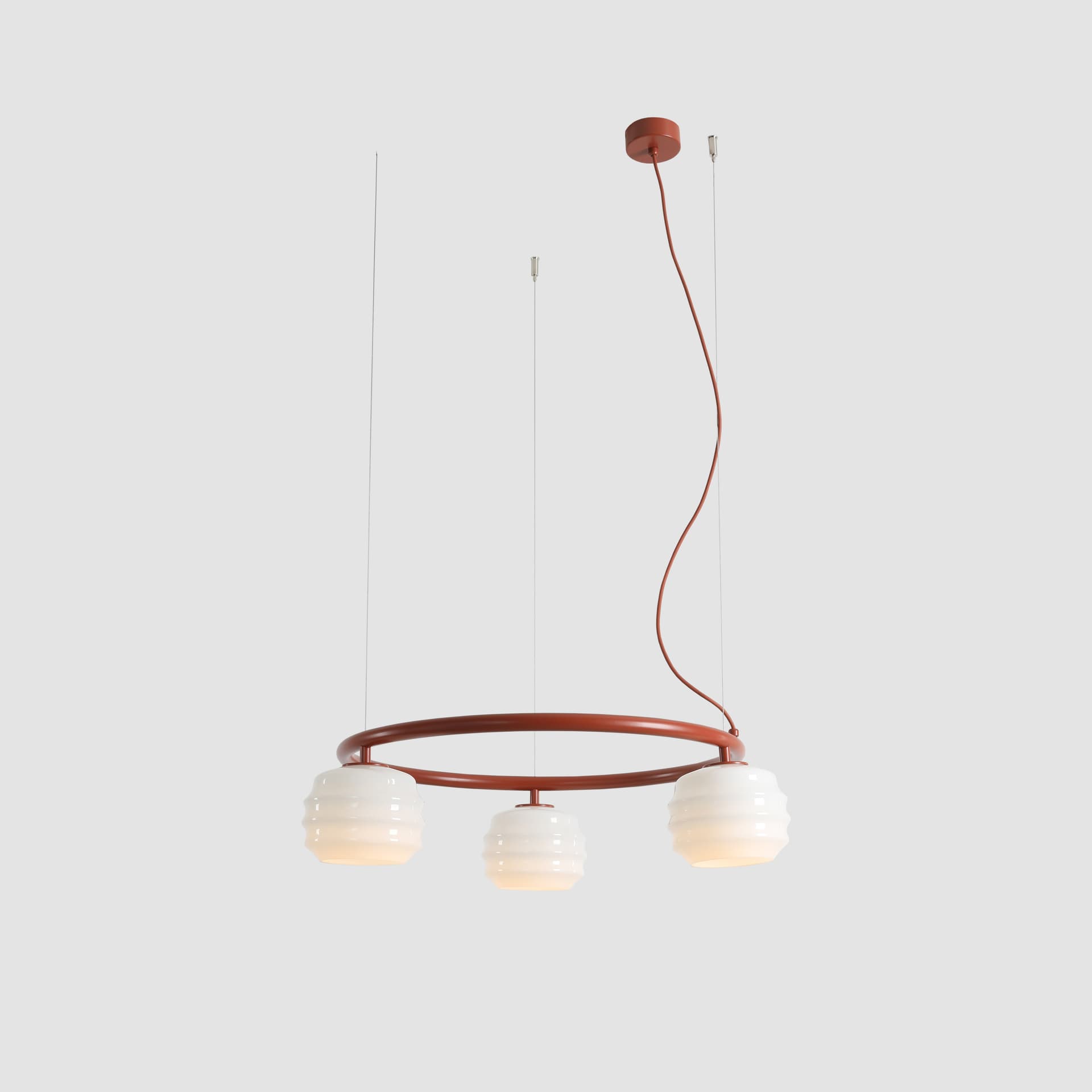 Lampa wisząca Puff 3 Ring Terra, Artera - 402160
