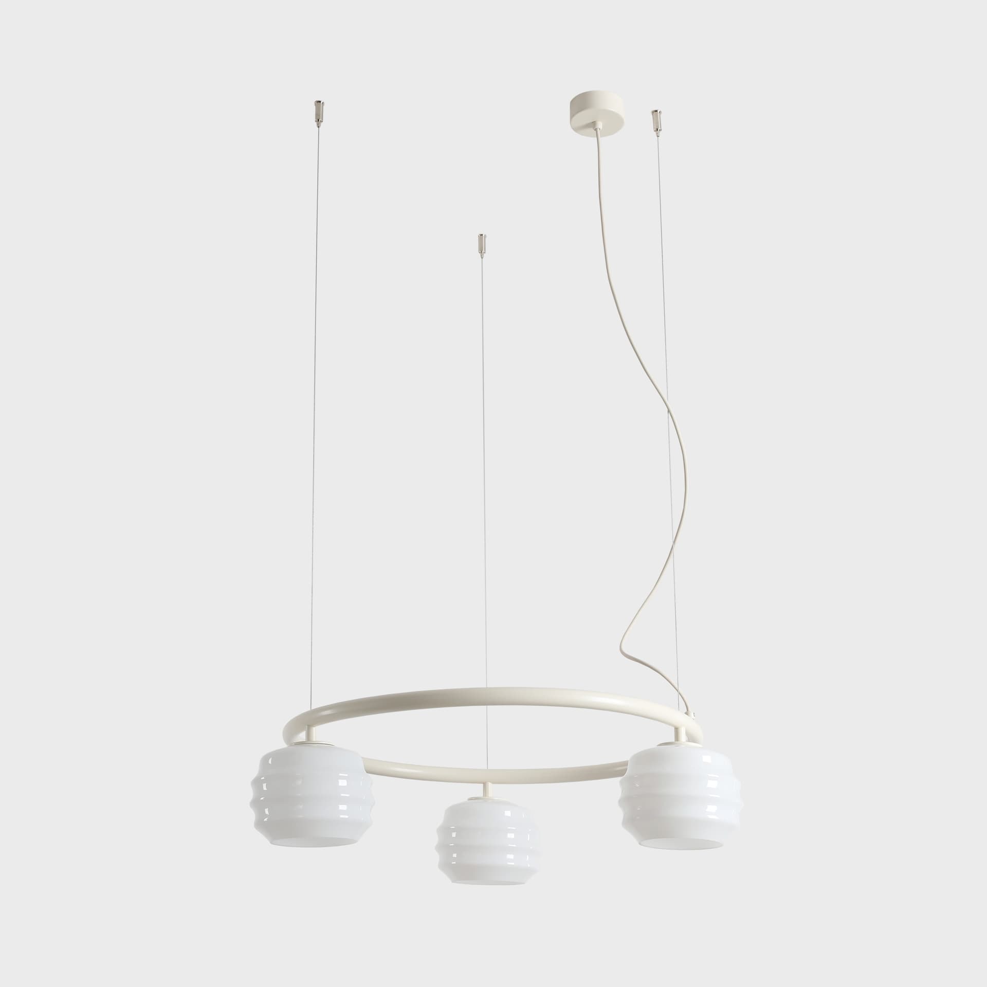 Pendant lamp Puff 3 Ring Cotton, Artera - 402171